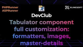 TABULATOR FULL CUSTOMIZATION |XLINESOFT | DEV CLUB