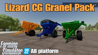 Lizard CG Granel Pack  / FS22 mod for all platforms