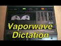 Fun with misused cassette dictation equipment