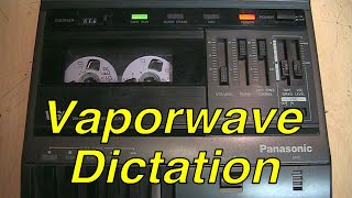 Fun with misused cassette dictation equipment