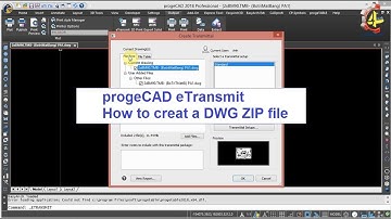 Hướng dẫn nén file CAD DWG bằng  eTransmit trên progeCAD /AutoCAD