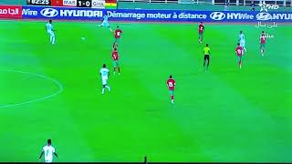 maroc vs ghana changement pour mar entrée jabrane et sortie de Soufiane amrabt wydad wac