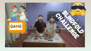 Blindfold Challenge #gameplay #fyp #trending #viral #blindfold