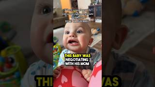 He was negotiating at 9 months 😂