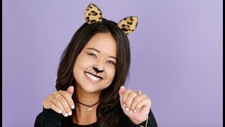 Easy Last-Minute Halloween Costume: Cat Make-up