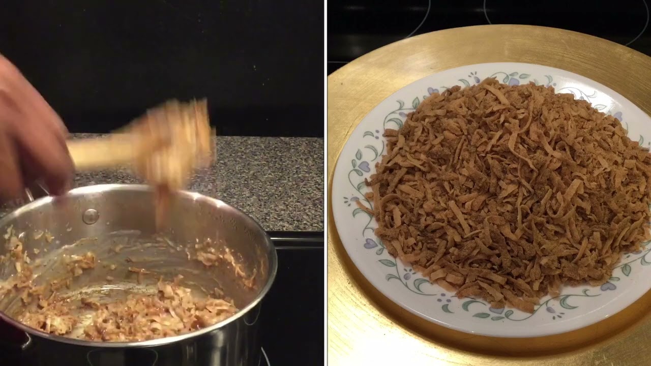 CUISINE SANS ARTIFICES : NOIX DE COCO GRILLÉE -CARAMÉLISÉE ( NIAMPOULE)