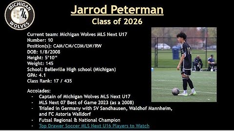 Jarrod Peterman MLS Next Fest 24