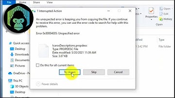 [SOLVED] Zip File Error 0x80004005 When Extracting or Copying