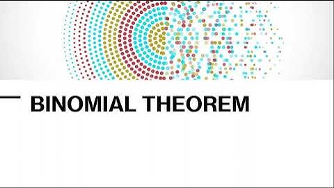 Binomial Theorem Part 1 (For my CAPE Unit 2 students)
