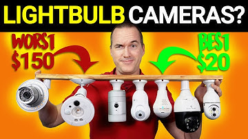 Should you buy a lightbulb security camera? I tested 10 cameras from Amazon from $20-$150.