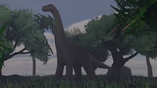 Cute Stylized Brachiosaurus in Blender | Full Modeling, Texturing, Rigging & Animation | 3D Art screenshot 1