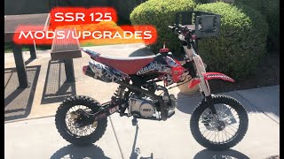 Pit bike mods/upgrades SSR 125 Transformation