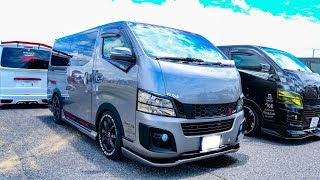 (HD)BODYLINE NV350 modified NISSAN URVAN VIPSTYLE ボディラインNV350カスタム - SBM大阪2018