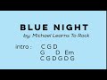 Blue Night - lyrics with chords