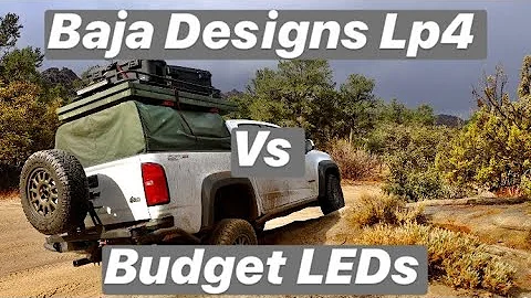 Baja Design Lp4 Vs Cheap LED Pod, 42" LED Bar and A Quadruple LED Pod Set
