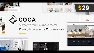 Coca - Interior Design and Architecture WordPress | Themeforest Website Templates and Themes