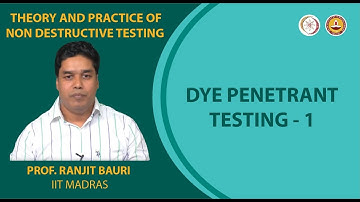 Dye Penetrant Testing - 1