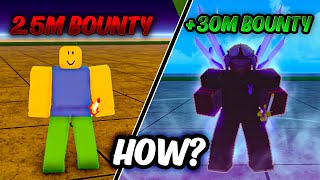 How To Get 30M Bounty FAST Guide (Blox Fruits)