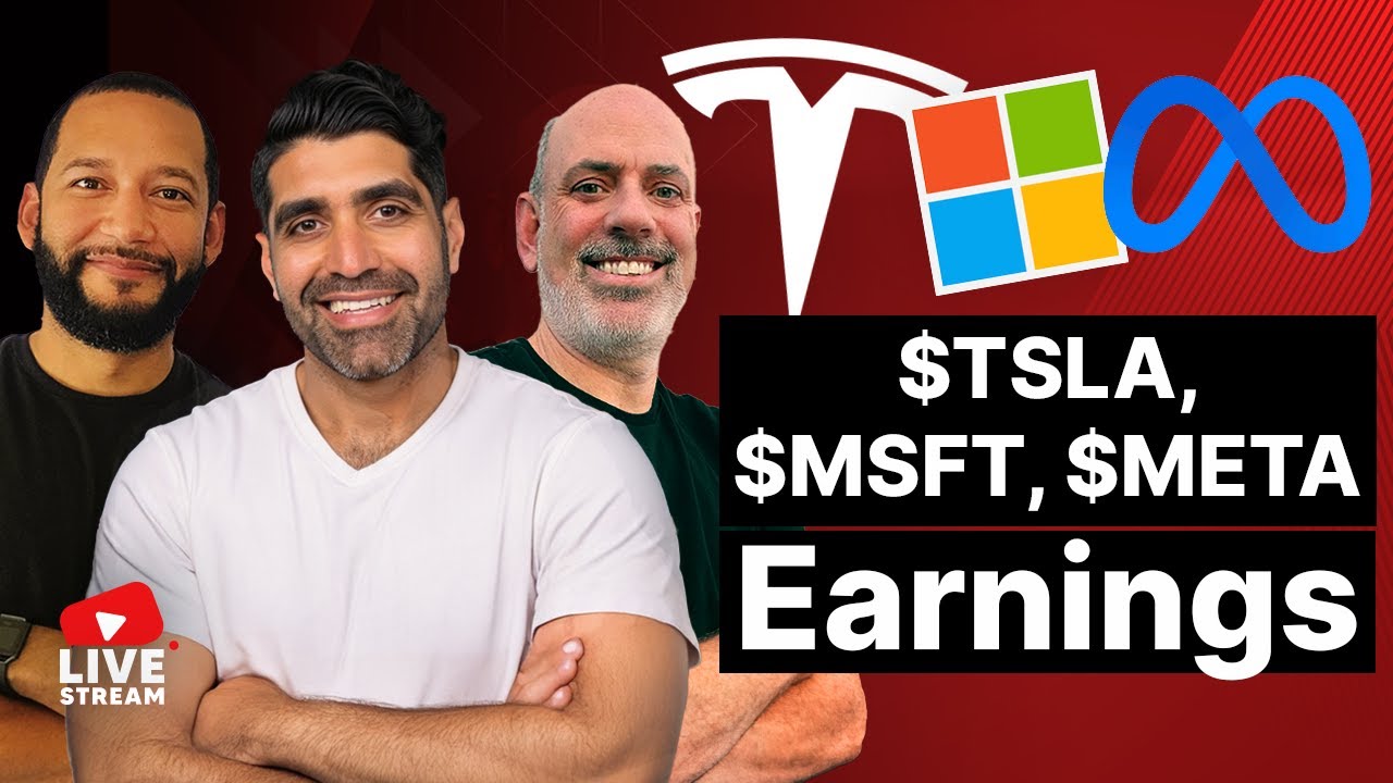 Tesla, Microsoft & META Live Earnings Coverage! - YouTube