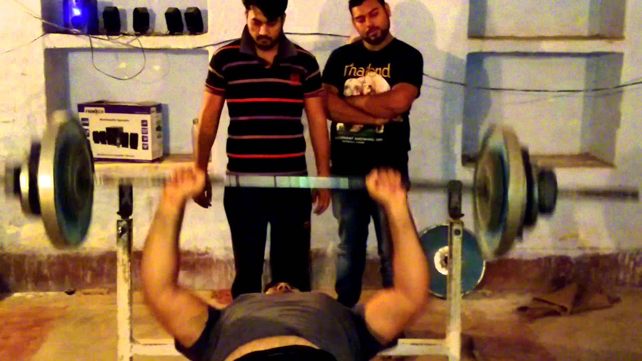 Bench press 110kg ×10 reps (india) YouTube