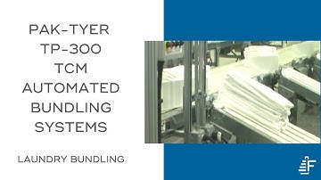 Laundry Bundling Felins Traffic Control Pak-Tyer TP-300 Tying Shrink Wrapping Systems