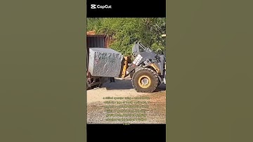 skilled operator using a wheel loader