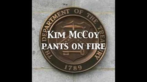 Kim McCoy: U.S.Treasury, Undignified