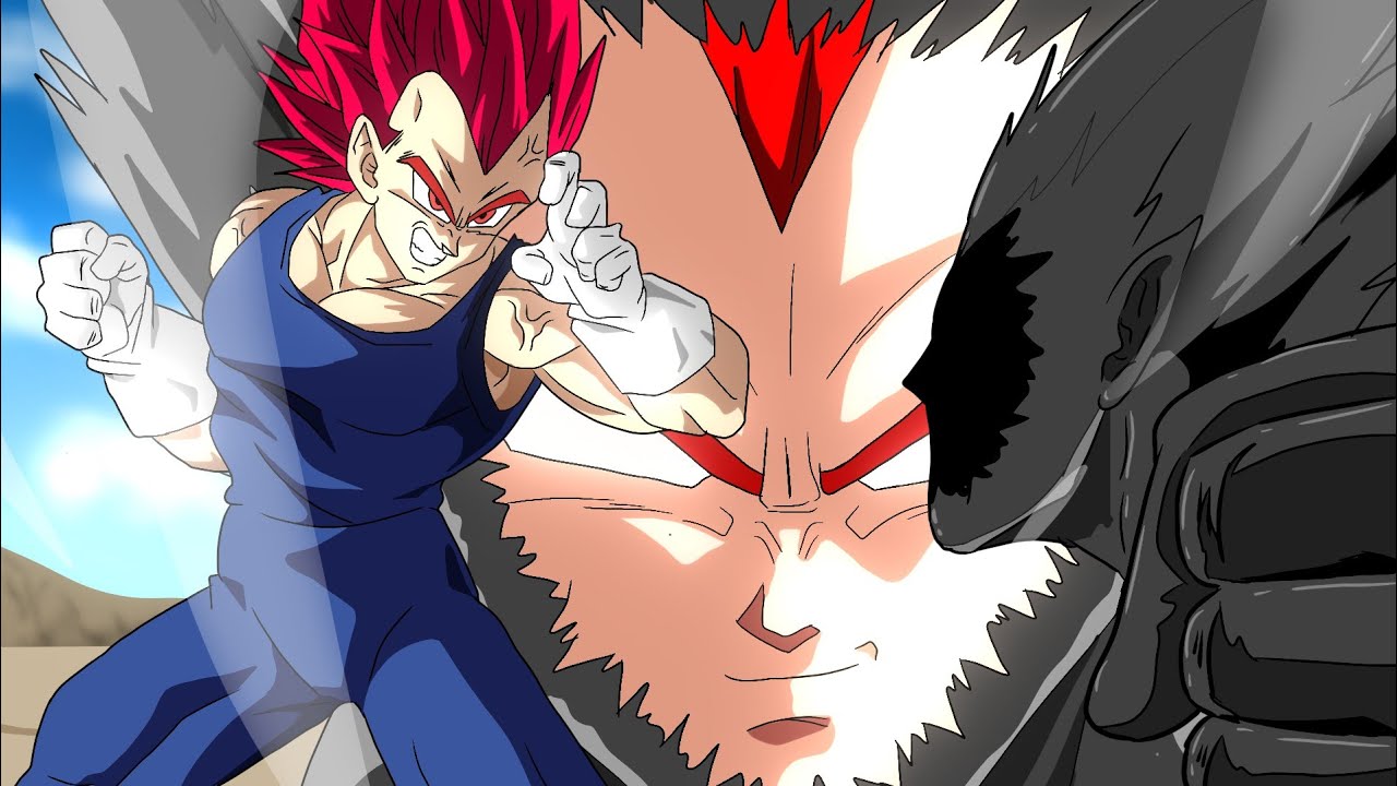Cosmic Garou  ( MODE VEGETA ) VS Vegeta - Fan Animation | DBS VS OPM | Part 2