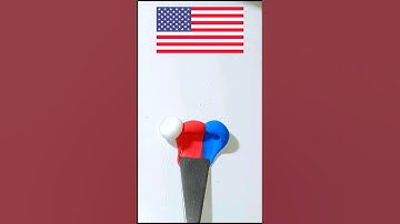 What color do mixed flags make?? #colormixing #satisfying #ytshorts #shorts