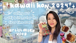 ˚ʚ♡ɞ˚ KAWAII KON ARTIST ALLEY VLOG ˚ʚ♡ɞ˚ best convention yet  first time selling out multiple items