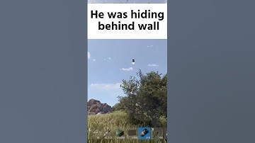 He was hiding behind wall #rust #rustpvp #rustgame #rustraid #rustclips #fyp #pcgaming #gaming #game