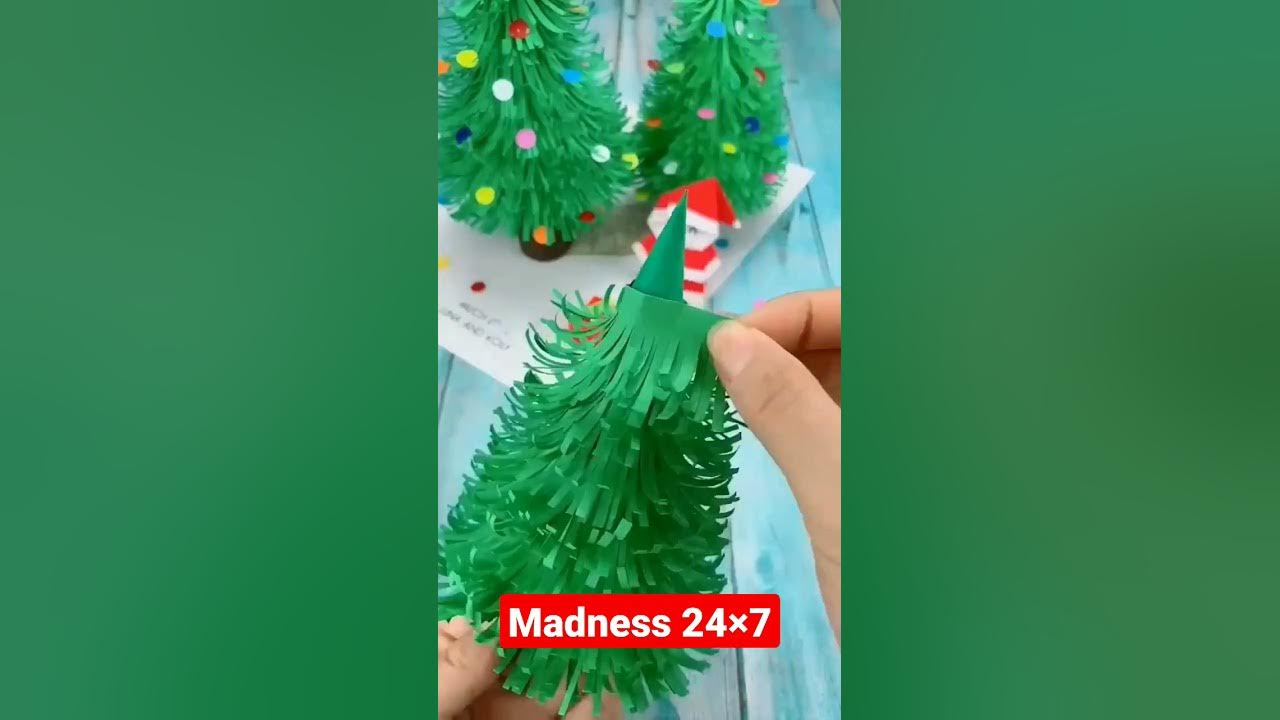 DIY Christmas tree | christmas decoration ideas | christmas crafts | how to make christmas tree