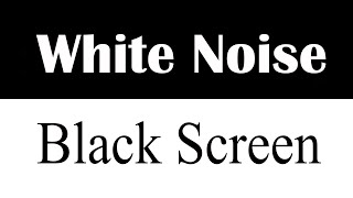 White Noise - Black Screen | Sleep, Relax, Focus | 10 Hours