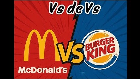 Esto te va a dar hambre 🤤 ⚠️ Advertencia:  | VS DE VS por Proban2 Burger King 🍔 Vs Mc Donald 🍔🍟