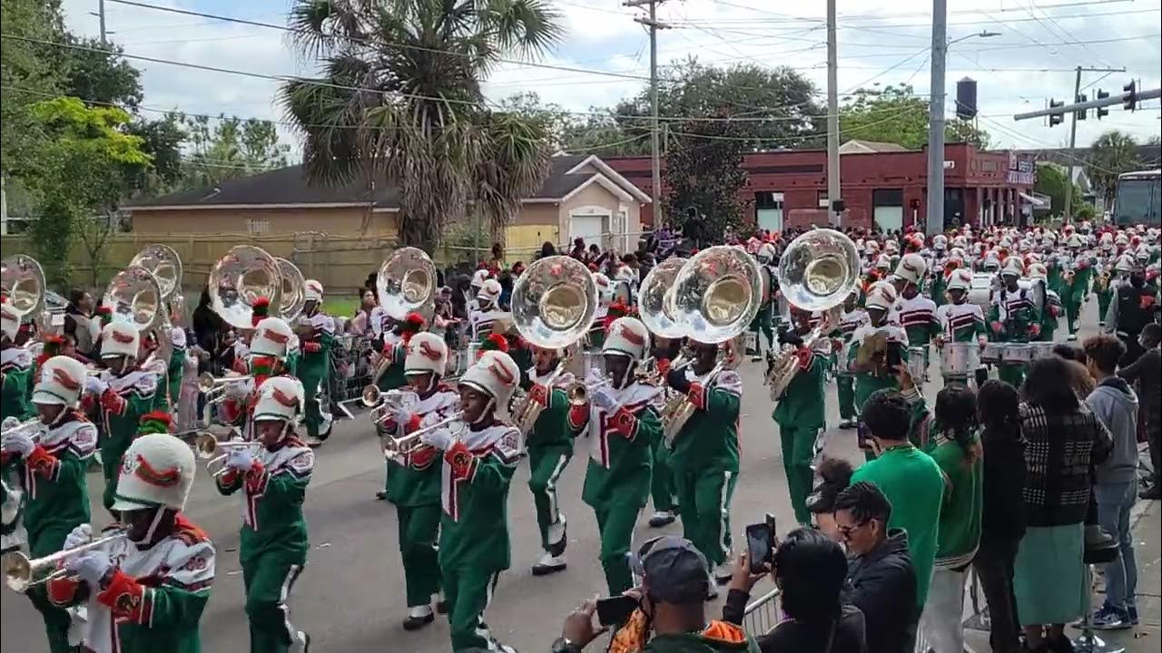 FAMU MARCHING 100 2022 MLK Day Parade Tampa Fl. YouTube