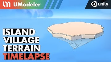 UModeler Timelapse Video - A Terrain in the Island Village