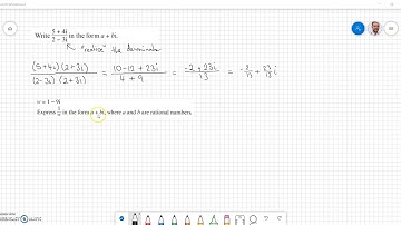 Further Maths A Level - Introduction to Complex Numbers - 2.6 Dividing Complex Numbers