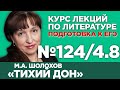 М.А. Шолохов «Тихий Дон» (книга четвертая, содержательный анализ) | Лекция №124/4.8