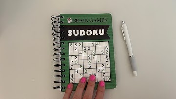 Sudoku ASMR | Clicky Female Whisper | Medium Level