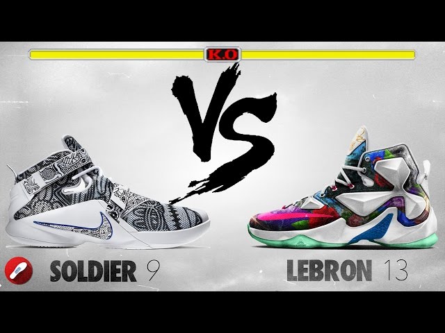 Nike Lebron Soldier 9 vs Nike Lebron 13! - YouTube display picture 3