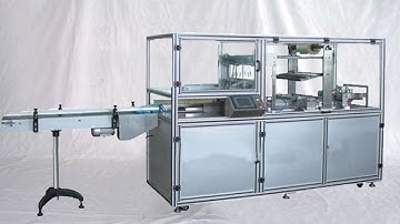 transparent film overwrapping machine automatic 3D small boxes overwrapper cajas de sobreenvasado