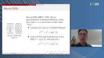 Christopher Finlay: "Training neural ODEs for density estimation"