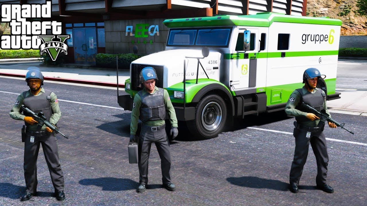 Gefährlicher Geldtransport in GTA 5 (wir werden überfallen 😱)