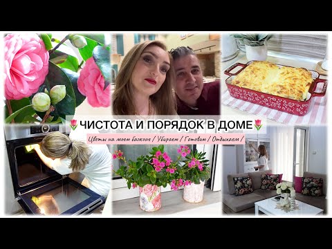 ЧИСТОТА И ПОРЯДОК В ДОМЕ💯 ЦВЕТЫ НА МОЕМ БАЛКОНЕ🌷УБИРАЕМ/ ГОТОВИМ/ ОТДЫХАЕМ