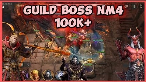 Guild Boss 1 | NM4 | Nightmare + Piercer | 100k+ Run | Watcher of Realms.