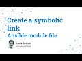 Create a symbolic link (also symlink or soft link) in Linux - Ansible module file