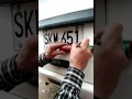 Como pintar placa