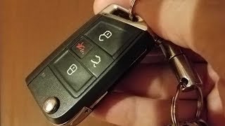VW GOLF KEY FOB BATTERY REPLACEMENT