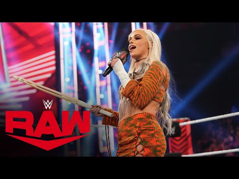 Liv Morgan gives Becky Lynch a Kendo stick and dares her to enter the ring: Raw, Dec. 20, 2021