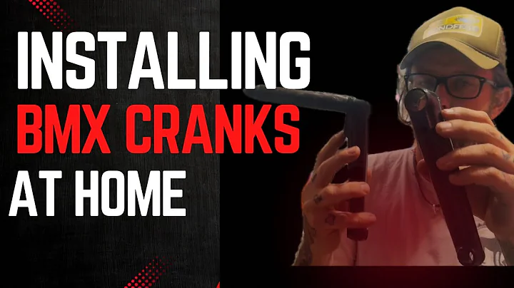 installing a bmx mid bottom bracket & bmx cranks DIY with powers bmx shop!!